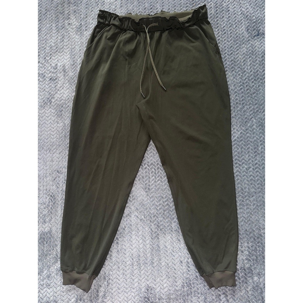 Lululemon Women's‎ Jogger Pants On The Fly Luxtreme Dark Olive Green Size 14